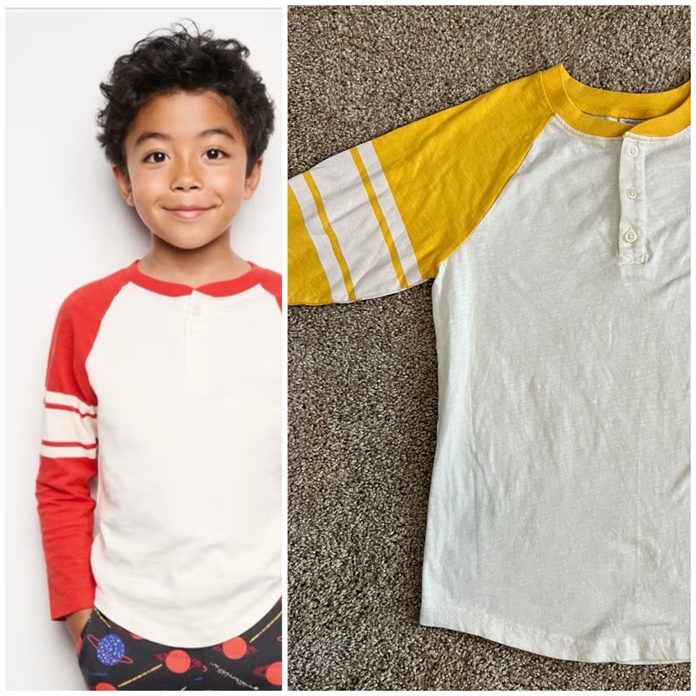 NWOT Hanna Andersson Retro Baseball Tee